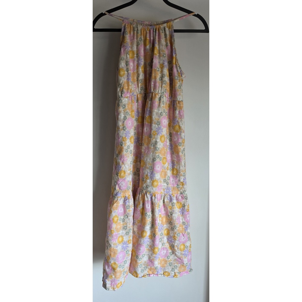Wonder Nation Girls Sleeveless Floral Maxi Dress XL 14-16 Plus Boho Casual